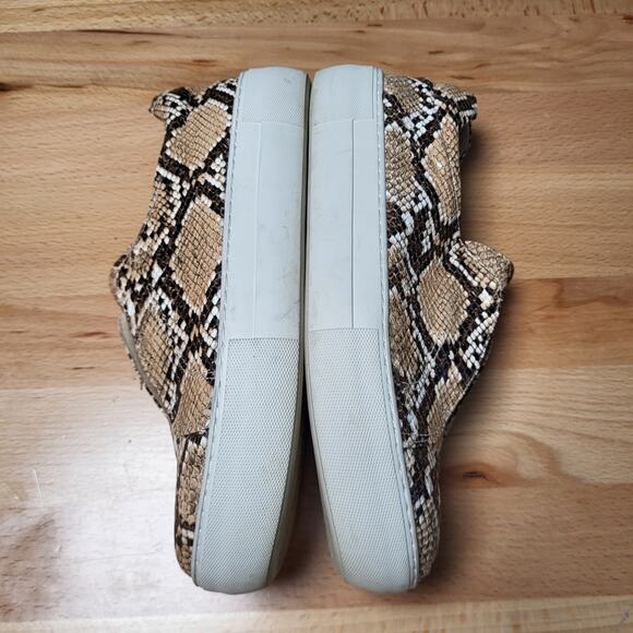 J/Slides Heidi Slip-On Round toe Platform Sneaker Python Snake Print Size 6.5 - Picture 10 of 13